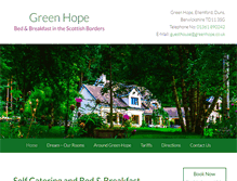 Tablet Screenshot of greenhope.co.uk